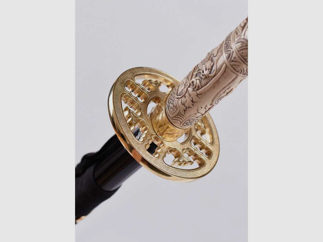 Lizensiertes Katana Schwert des Connor MacLeod aus dem Film Highlander, schwarz, Marto