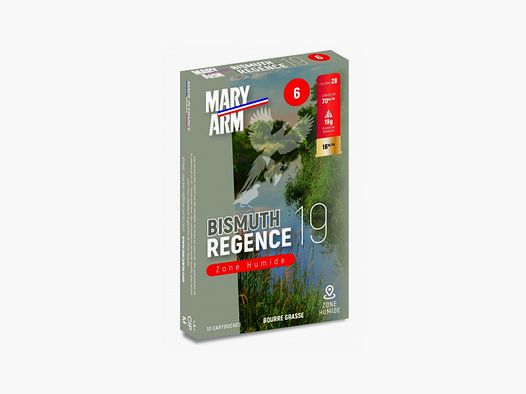 Cartouches Mary Arm Bismuth Regence 19 cal 28 Bourre Grasse