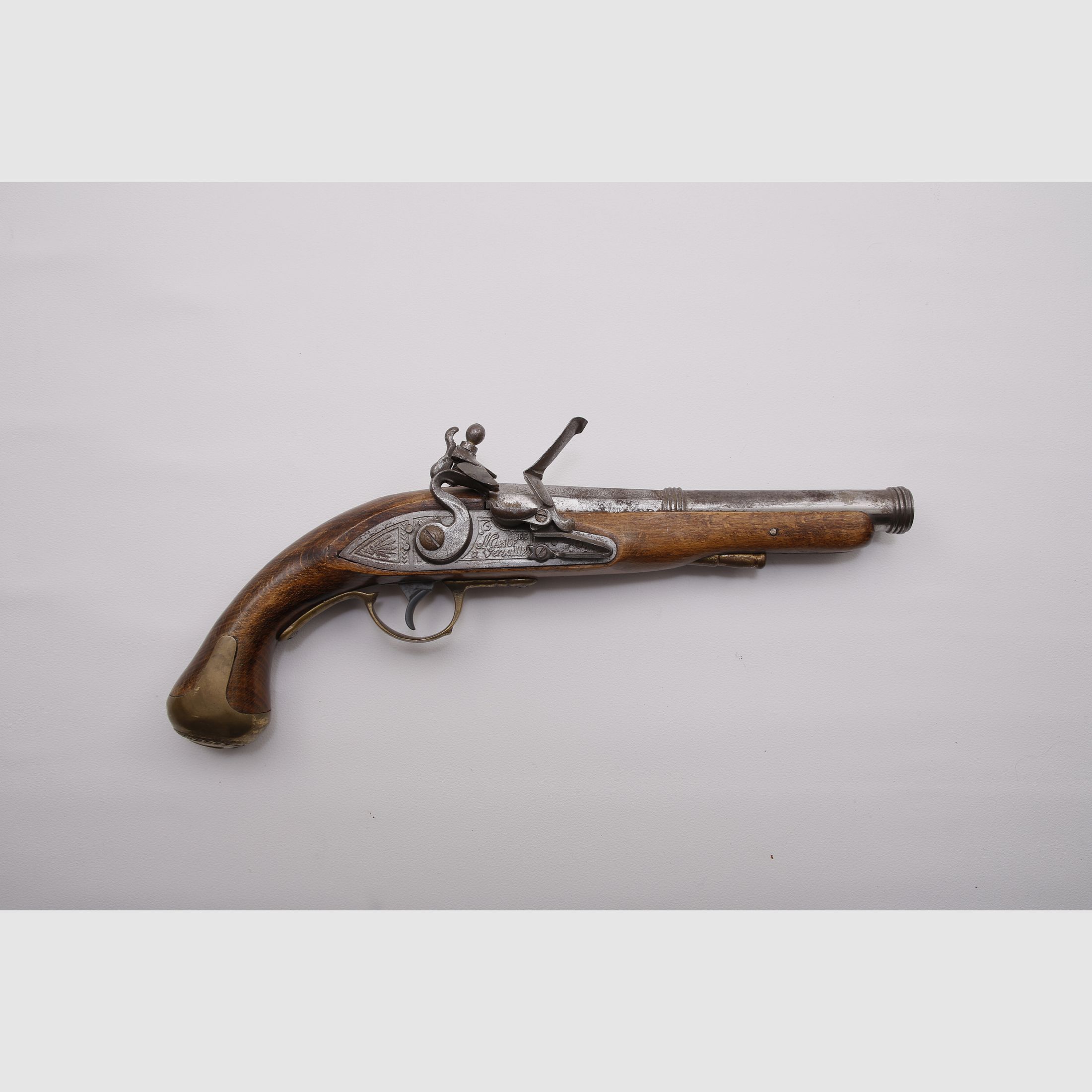 Historisch Steinslotpistool „Manufacture à Versailles“ Voorlader