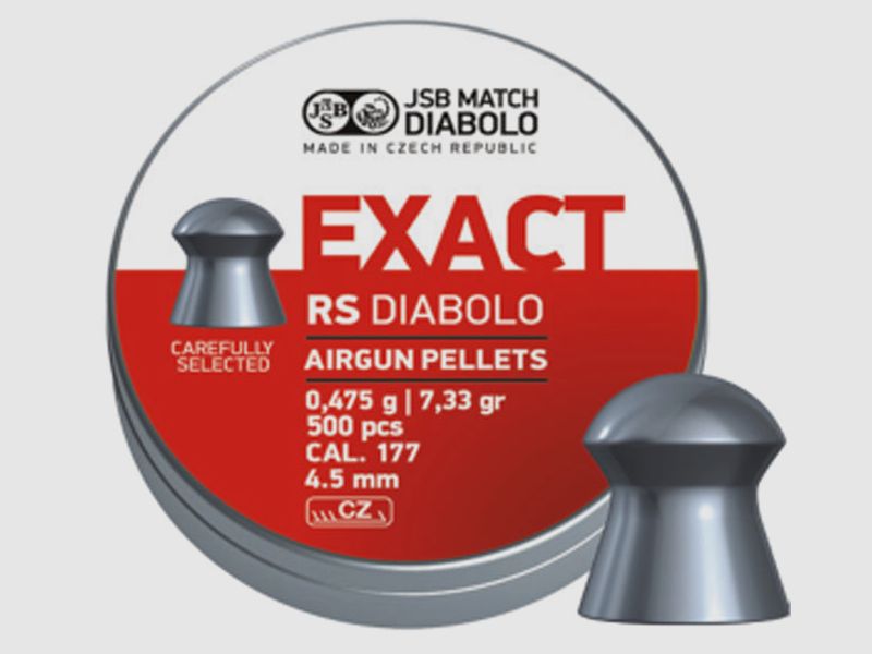 Box mit 500 JSB Diabolo Exact RS - Kal. 4,5