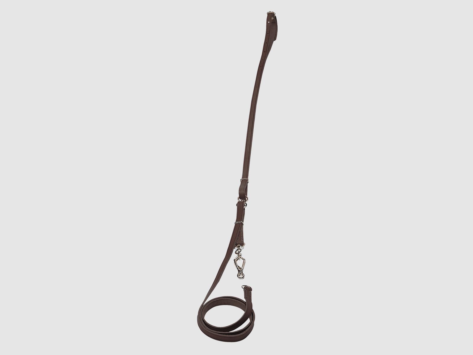 Führleine 18 mm dunkel - 155-120 cm Länge, Fahlleder