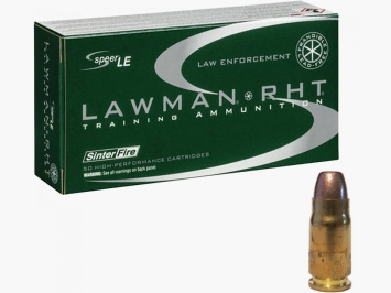 Speer Lawman RHT .357 Sig 100GR Sinterfire Frangible 50 cartouches