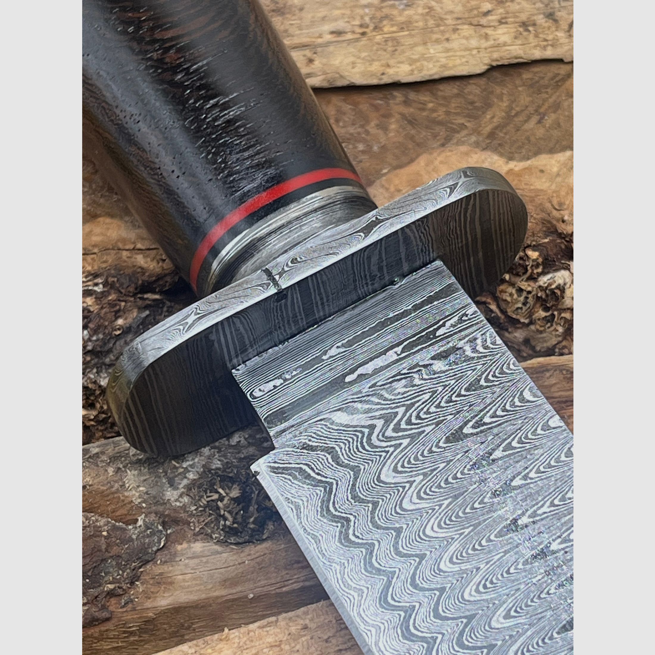 Jagdmesser Damaststahl 