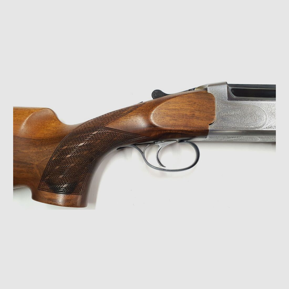 A.V.Maroccini trampa de bosque con grabados muy bonitos en calibre