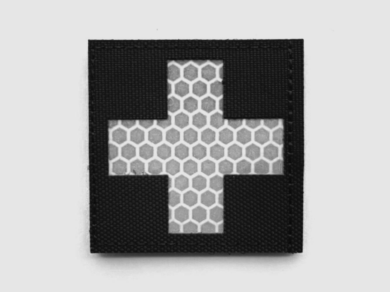Medic Reflective Patch Schwarz Weiß