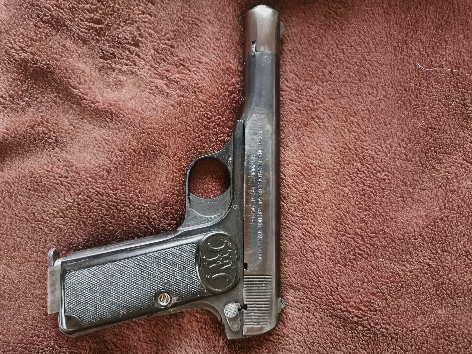 Belgische FN, Kaliber 7,65MM mit Holster