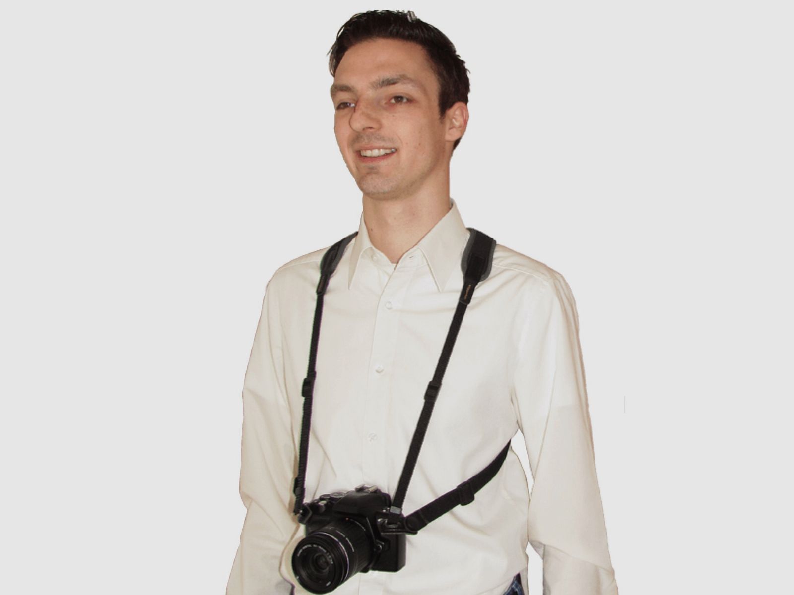 Niggeloh 406600343 SPORT the strap for cameras and binoculars neoprene black