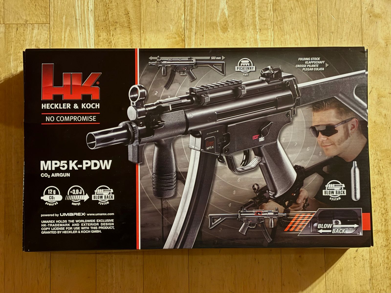 Umarex Heckler&Koch HK MP5 K-PDW CO2 as good as new 4.5 mm