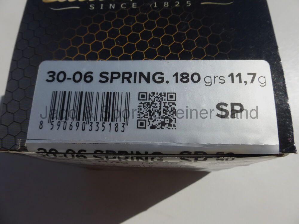 Sellier & Bellot - for hunting & shooting range - SP (partial jacket), 180grs