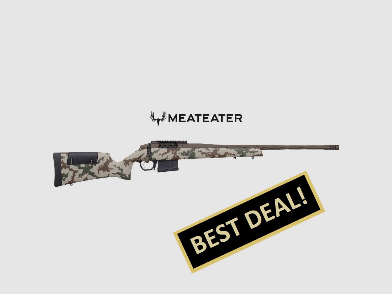Weatherby 307 MEATEATER EDITION .308 WIN 22"/56CM FLUTED PATRIOT BROWN 1/2"-28