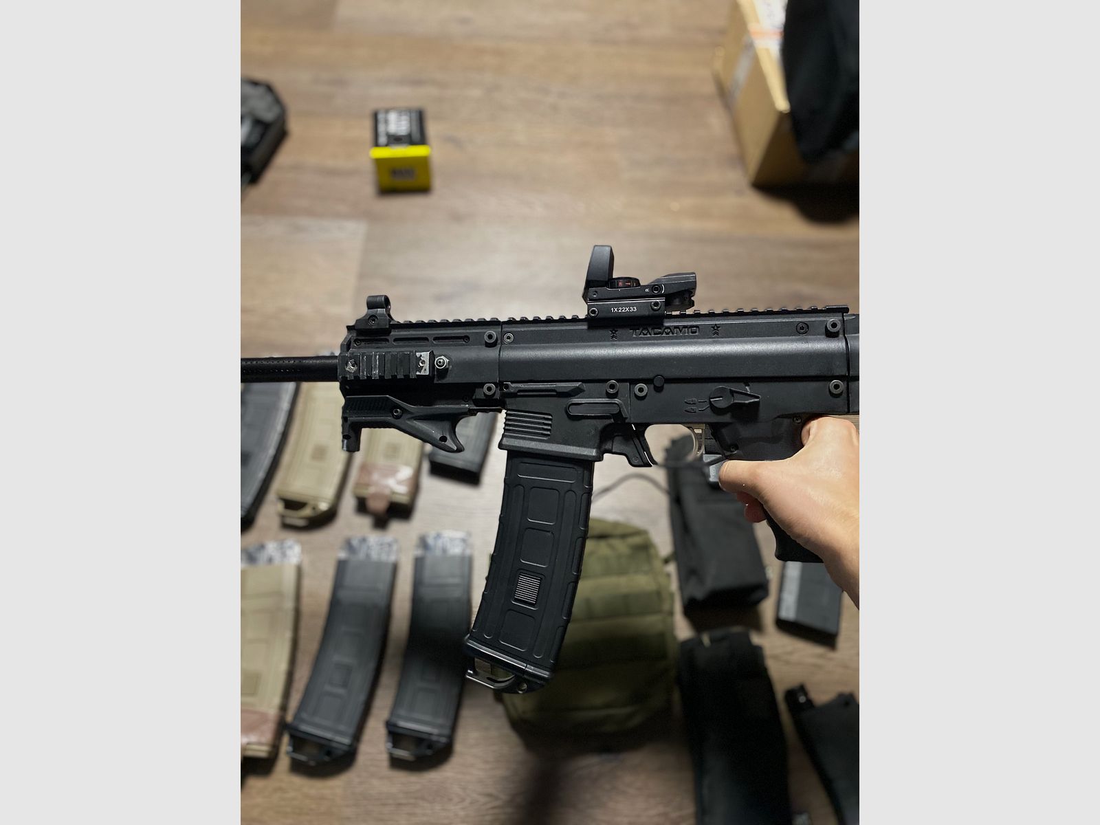 Paintball Tippmann X7 Mag Fed Umbau