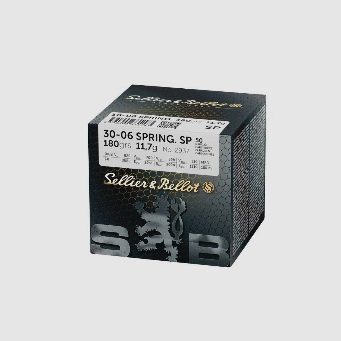 Sellier & Bellot SP 11,7g/180grs bij 50 .30-06 Spring.