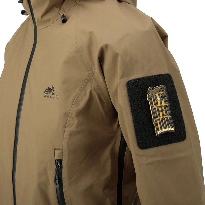 Waterproof jacket HELIKON SQUALL Hardshell Jacket - TorrentStretch - Coyote (KU-SHJ-TR-11), image 7 of 18