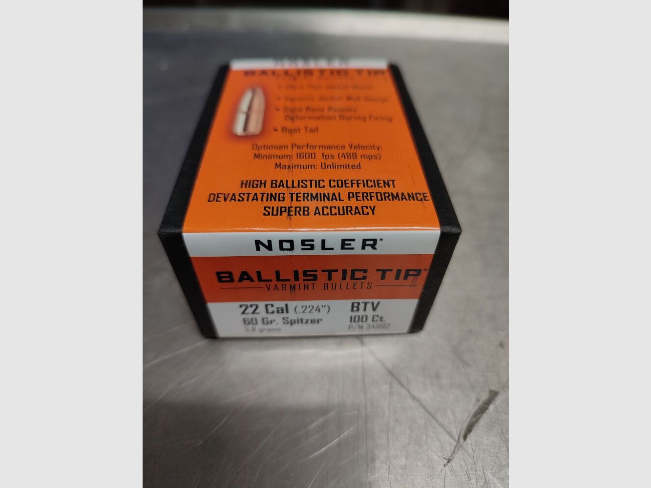 Nosler Geschosse Ballistic Tip 60grs.