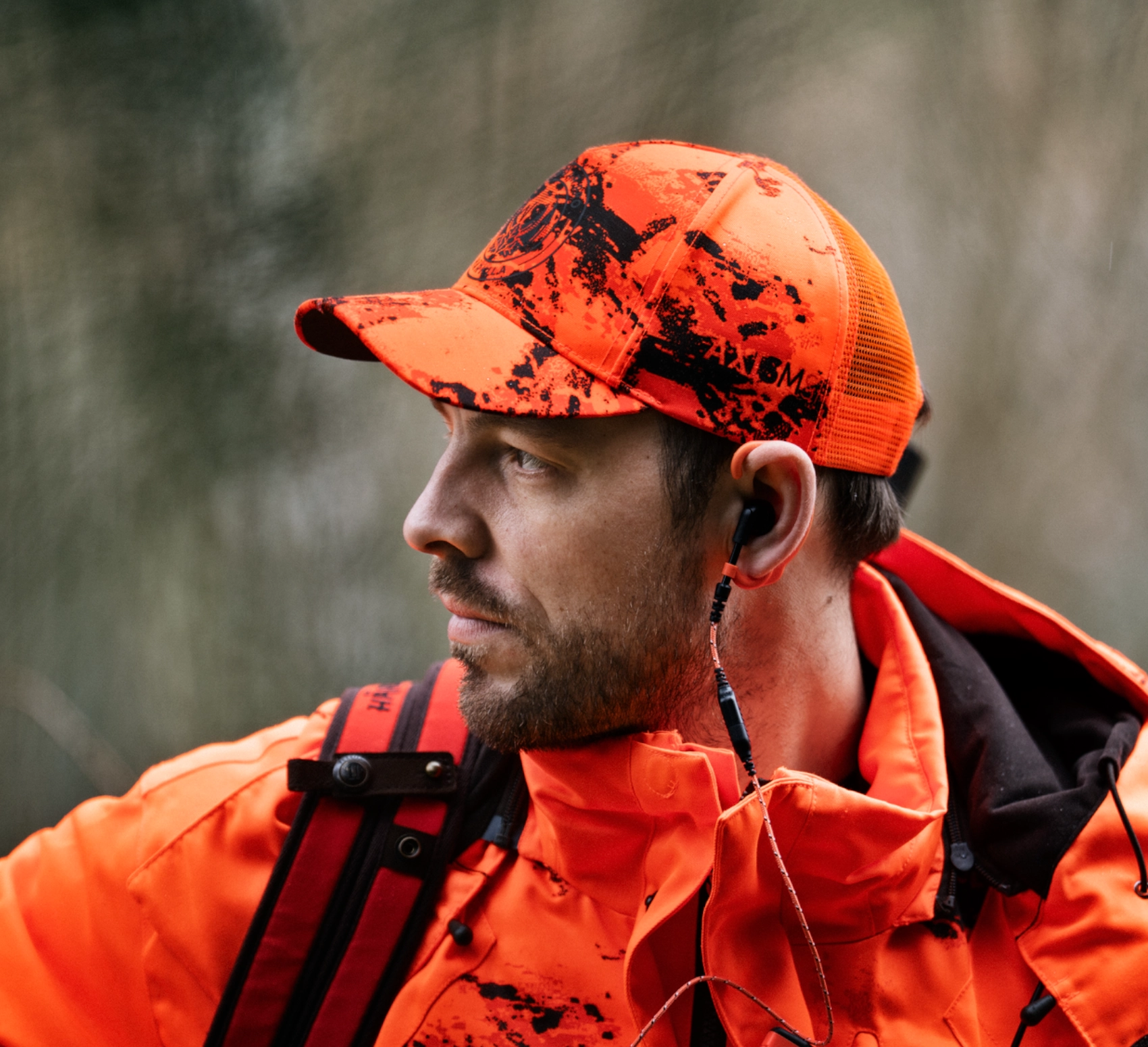 Bonnet Härkila Wildboar Pro Blaze Camo Light - AXIS MSP®CE Orange/Shadow Brown, image 2 sur 5