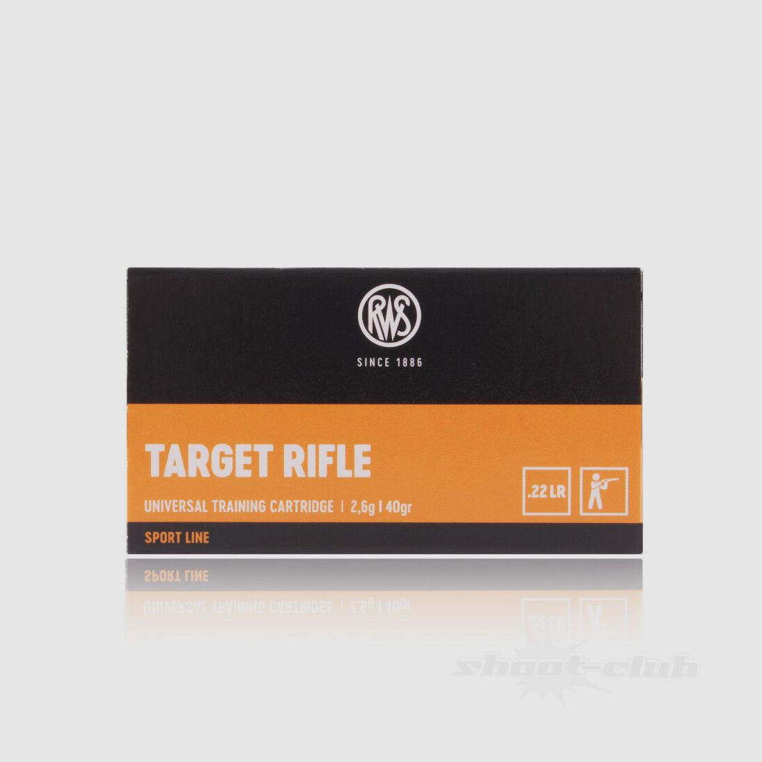 RWS Target Rifle LRN 40grs 50St .22lr