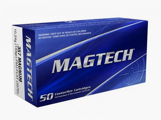 MAGTECH .357MAG. 158GRS FMJ-FLAT. - 50 SCHUSS