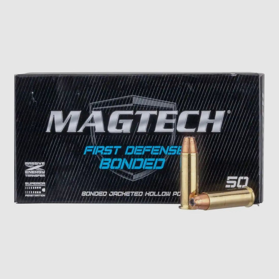 .38 Special+P JHP Bonded 8,0g/124grs. Magtech
