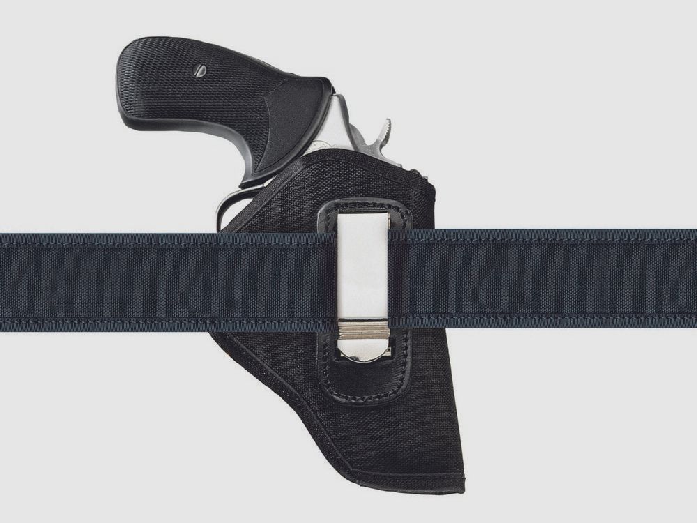 INNENCORDURA-HOLSTER MIT FEDER FÜR GROSSE AUTOMATIKKOMPAKT.SCHWARZ