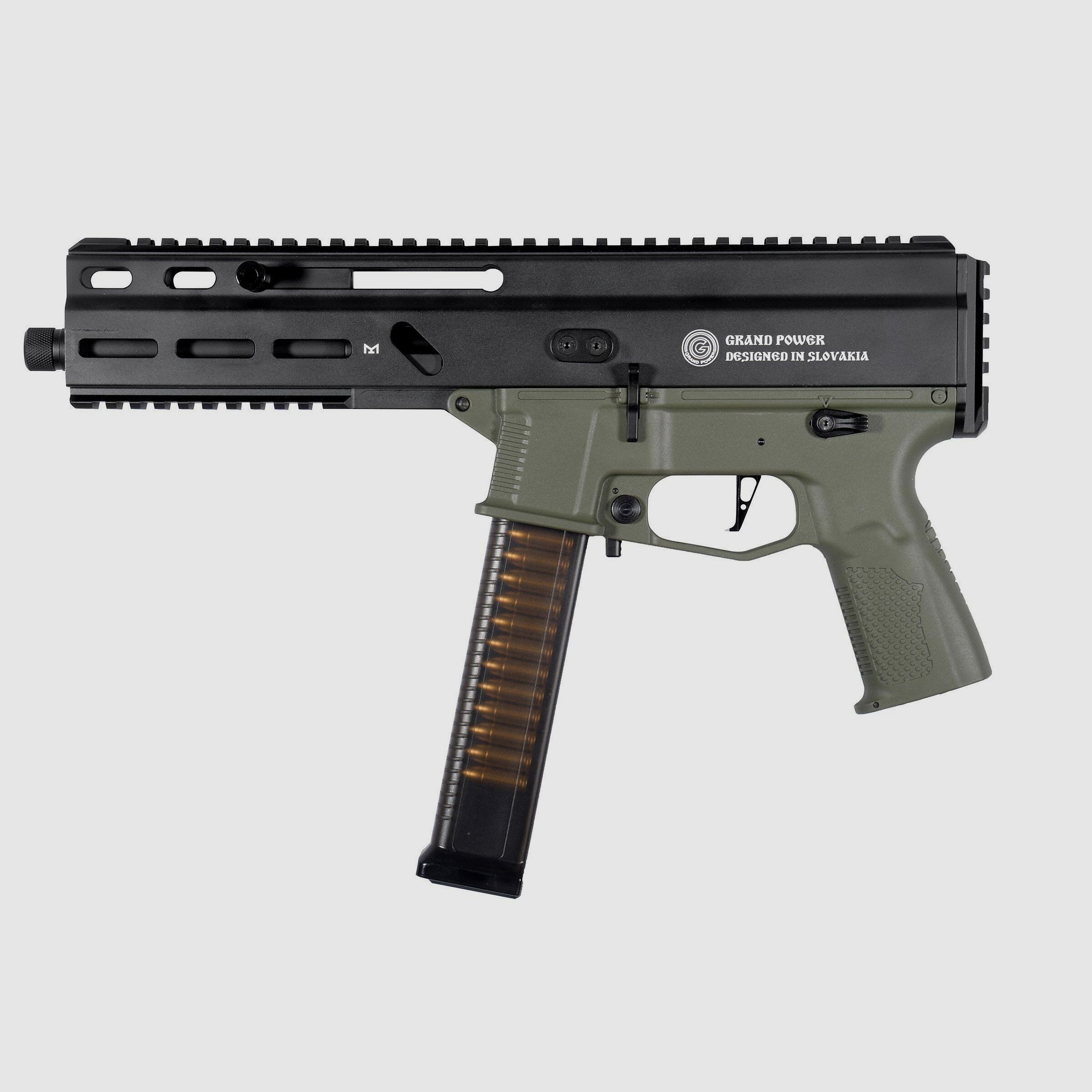 SP10A3 Stribog Alpha in Oliv - max 0.5 Joule – Airsoft mit ETU | Delta Armory