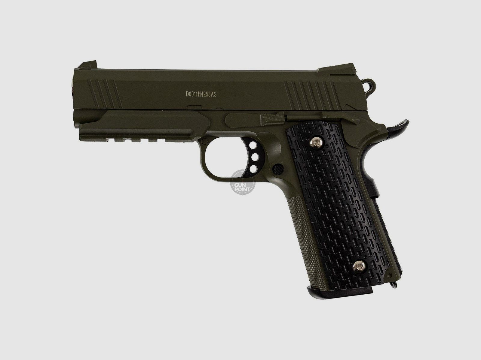 Softair - Pistola - G25G Warrior Grn 6mm de resorte - a partir de 14, menos de 0,5 Joule