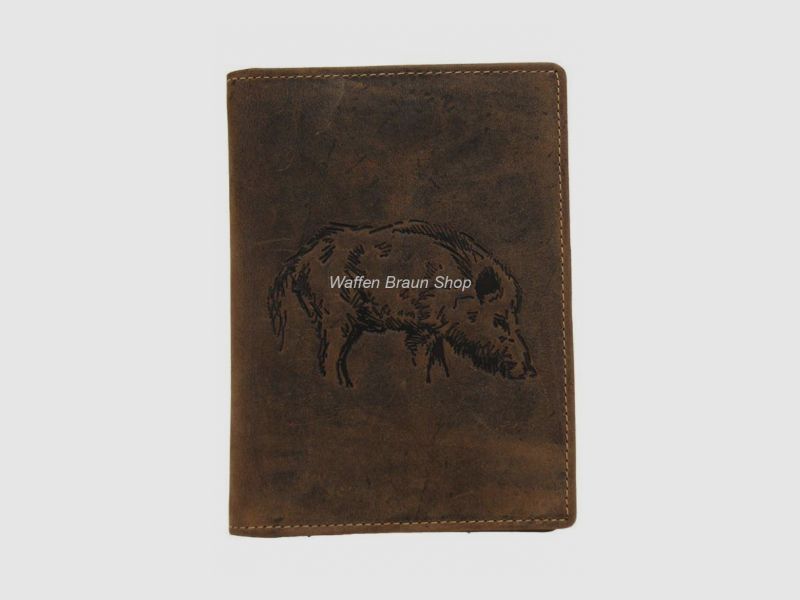 Jagdscheinetui Keiler