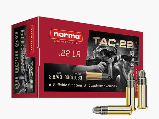 Amunicja 22LR Norma LFB TAC-22