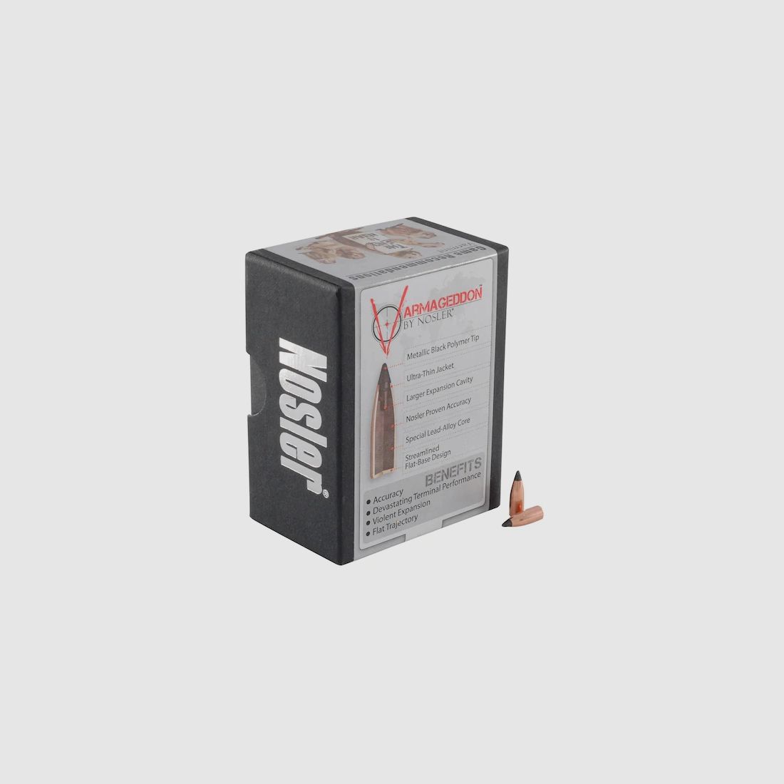 Proiettile Nosler Varmageddon .17/.172 20GR FB Tipped 100 pezzi