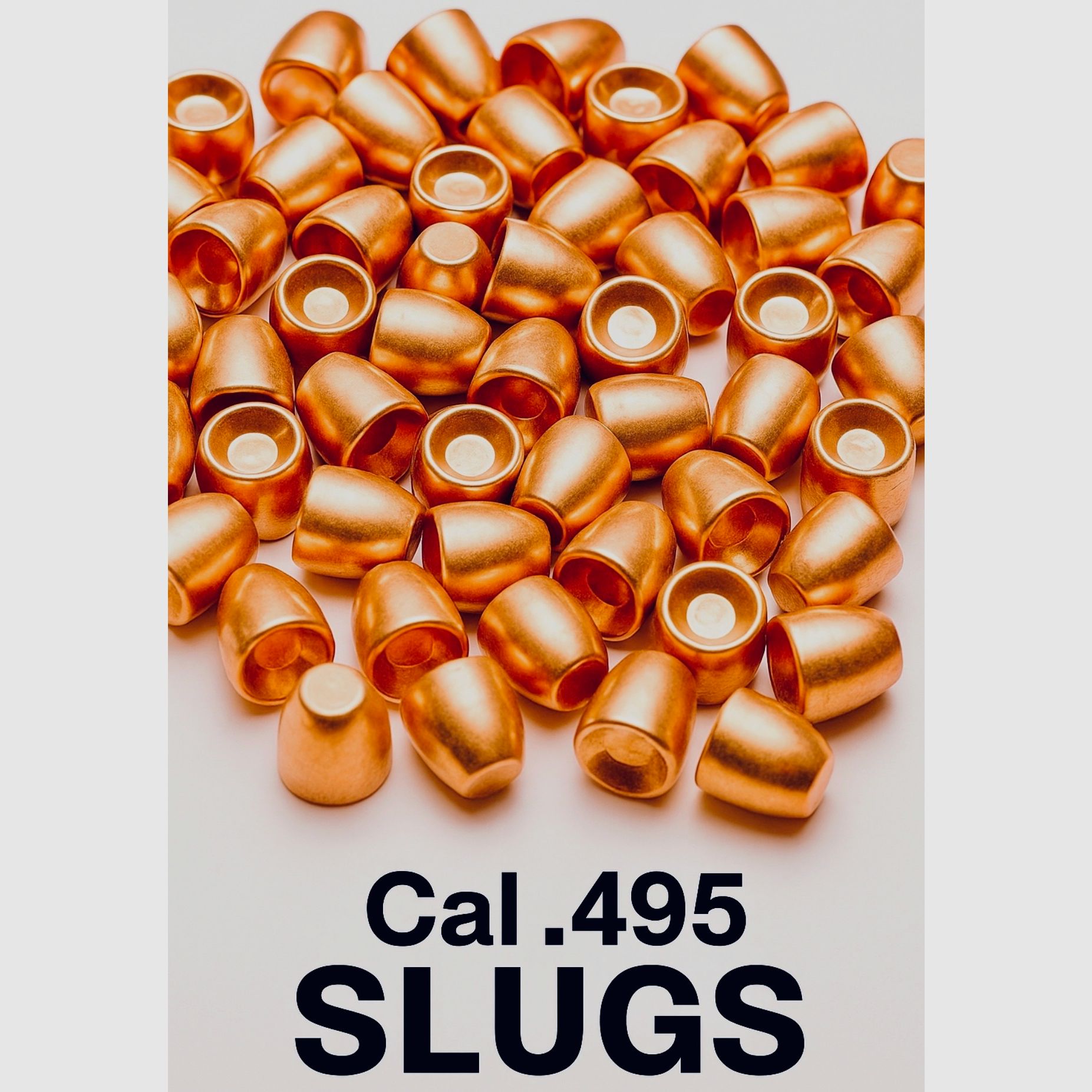 AEA Megalodon, Challenger Slugs 100× Kal. .495 / .50 Slugi płaskogłowe • 208 ziaren (13,3 g)