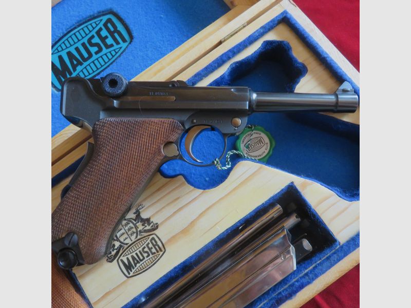 08 Pistole "Mauser 1973" im Kal. 9mm Para