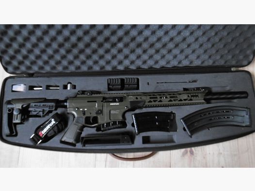 Fusil semi-automatique DERYA MK-12 AS-103SF Noir/Vert cal.12/76