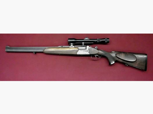 Anton Sodia break-action rifle with BBF & BDF interchangeable barrel