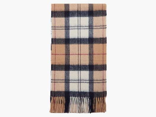BARBOUR WOOL AND CASHMERE TARTAN SCARF