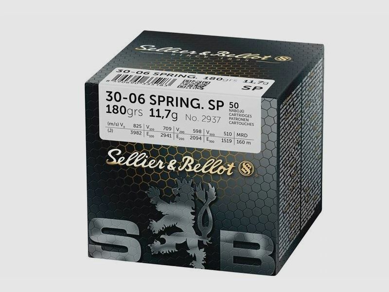 S&B 30-06 Sprg. SP Teilmantel Softpoint Jagd Training Sport