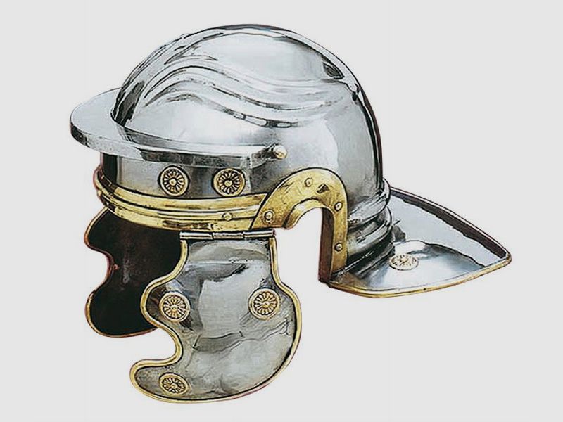 Hełm rzymski - hełm legionisty z stali pancernej