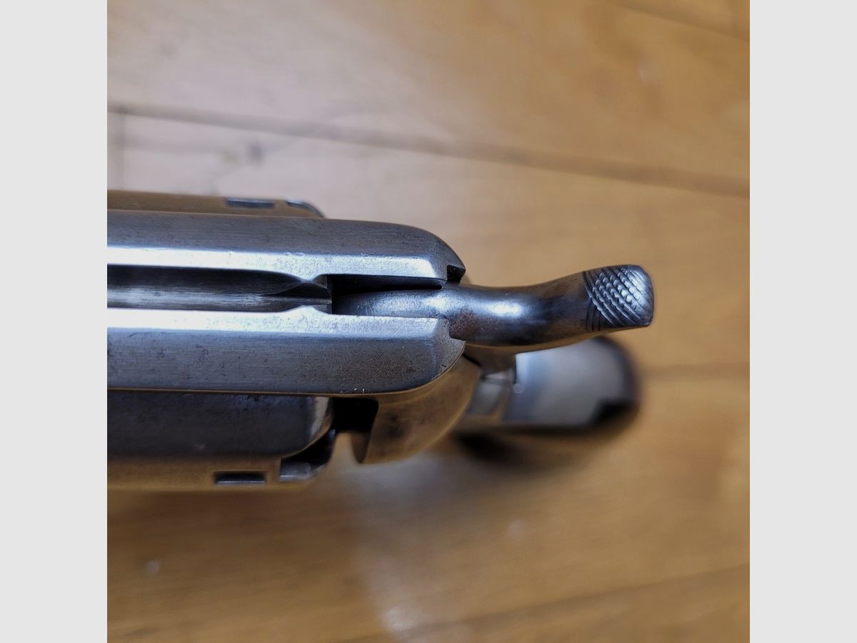 Außergewöhnlicher Militärrevolver Remington 1861 Old Army Model – Waffe aus dem Bürgerkrieg – Kaliber 44 – Einzelnummer bis auf den Zylinder – Nur 10000 Waffen produziert und zudem in einer seltenen Variante! – Ausgezeichneter ästhetischer, mechanischer Zustand und Lauf – Ausnahmestück!, Bild 21 von 41