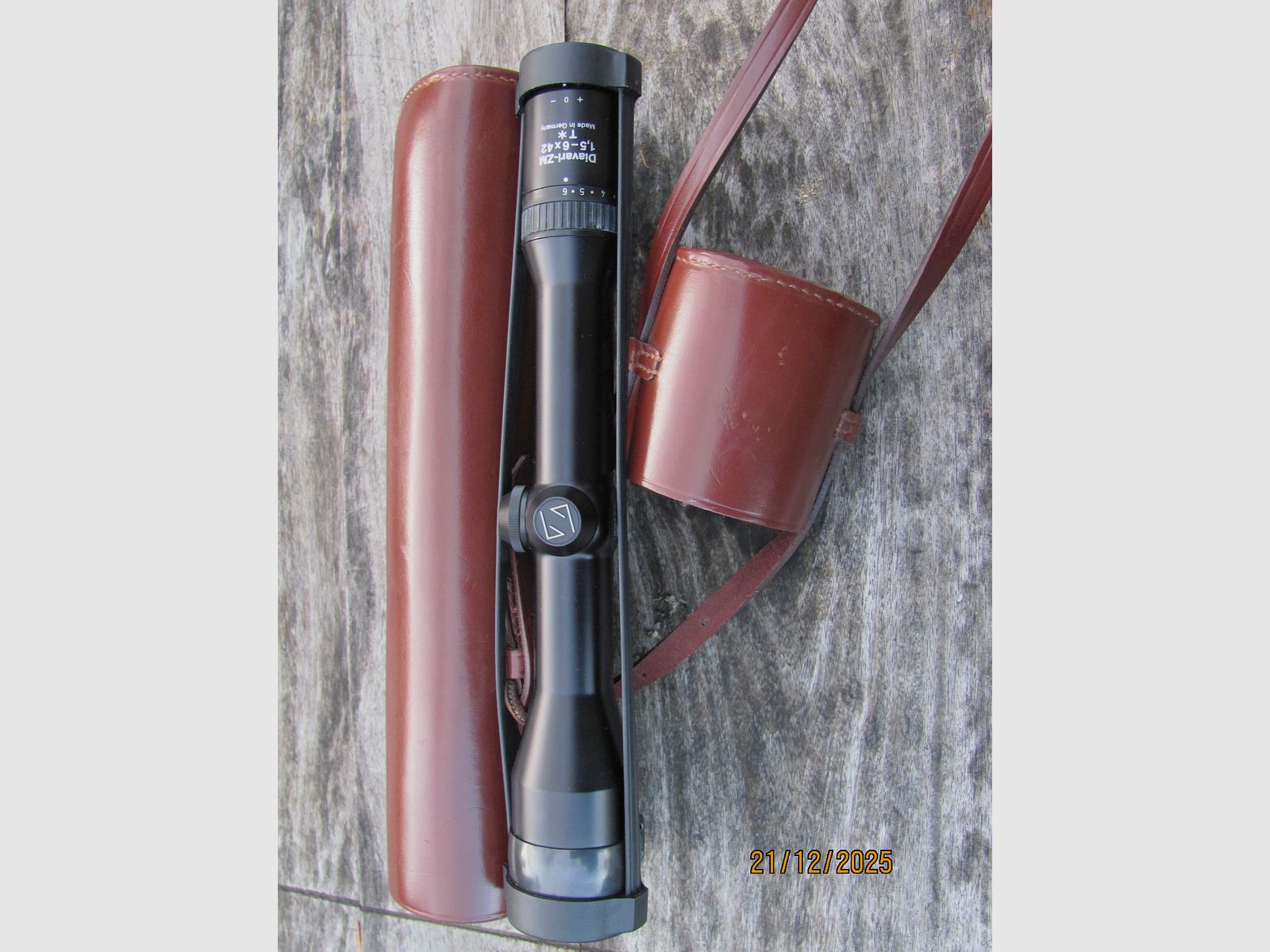 Zeiss Diavari 1.5 - 6x42 in very good condition with leather case