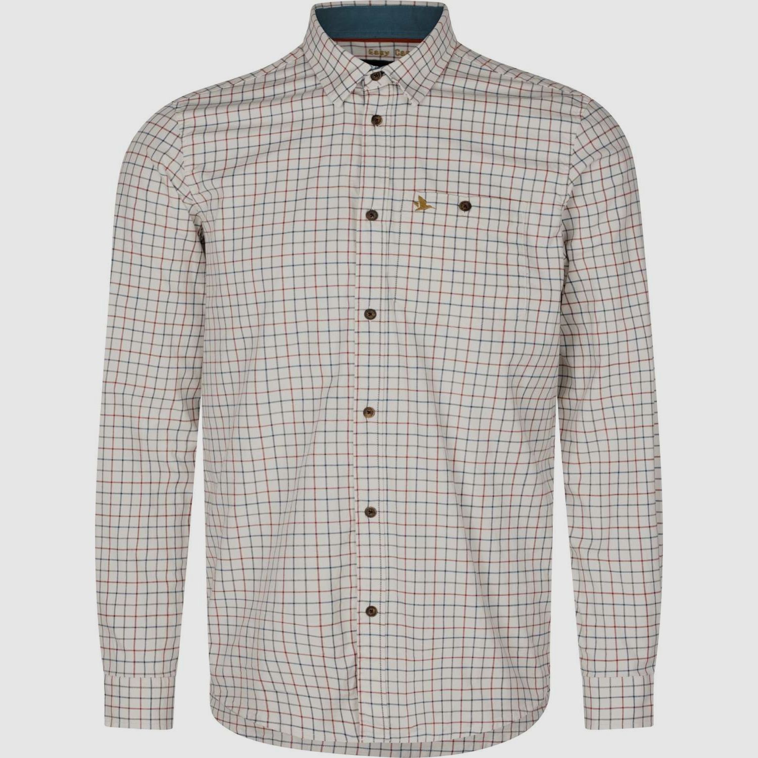 Camicia Oxford Seeland Verde Rossa a Quadri