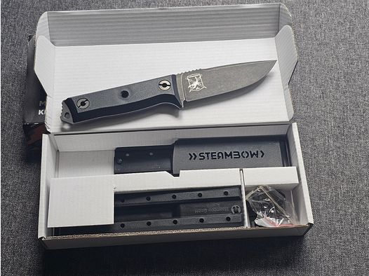 Steambow AR Series Coltello K1 incluso accessori NUOVO + Set di impugnature