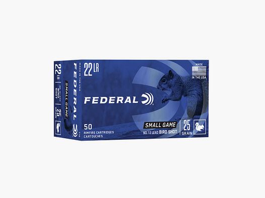 22 LR FEDERAL A GRENAILLE 25GR