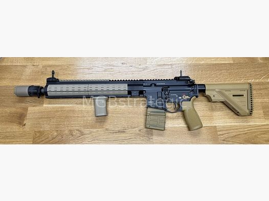 Heckler & Koch GmbH MR223 A3 Sport 14,5" version spéciale MGBs - garde-main long - plaque de fin QD - arrêt de main - blast can