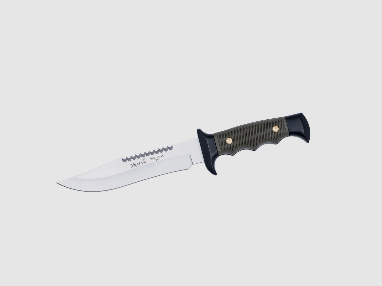 Muela 5161 Abenteuermesser mit grünen Griffschalen