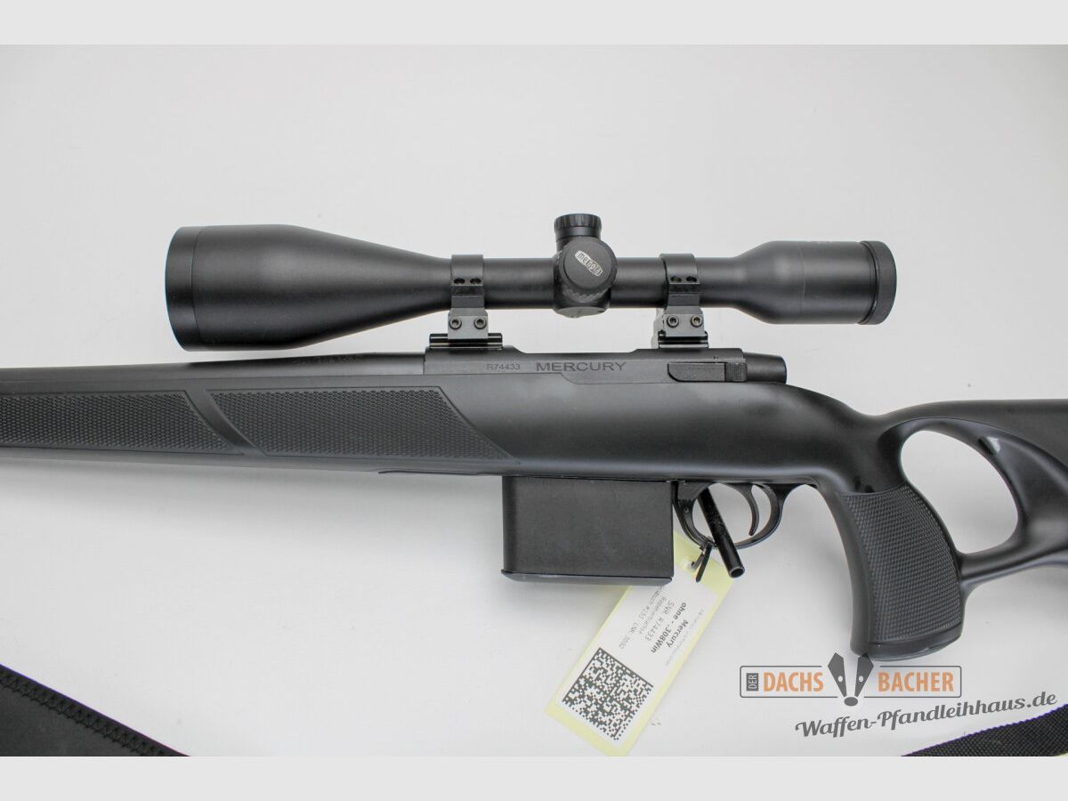 Rep. rifle Mercury con culata hueca cal. .308 Win con Meostar 7x50 y rosca SD, imagen 3 de 8