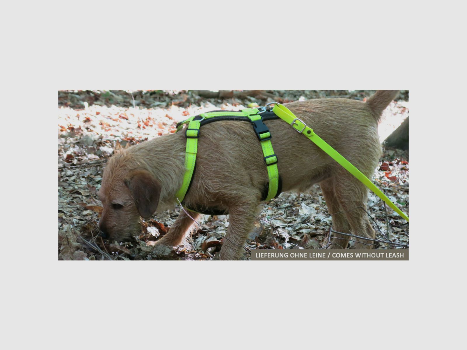 AKAH Brustgeschirr Tracker neongelb