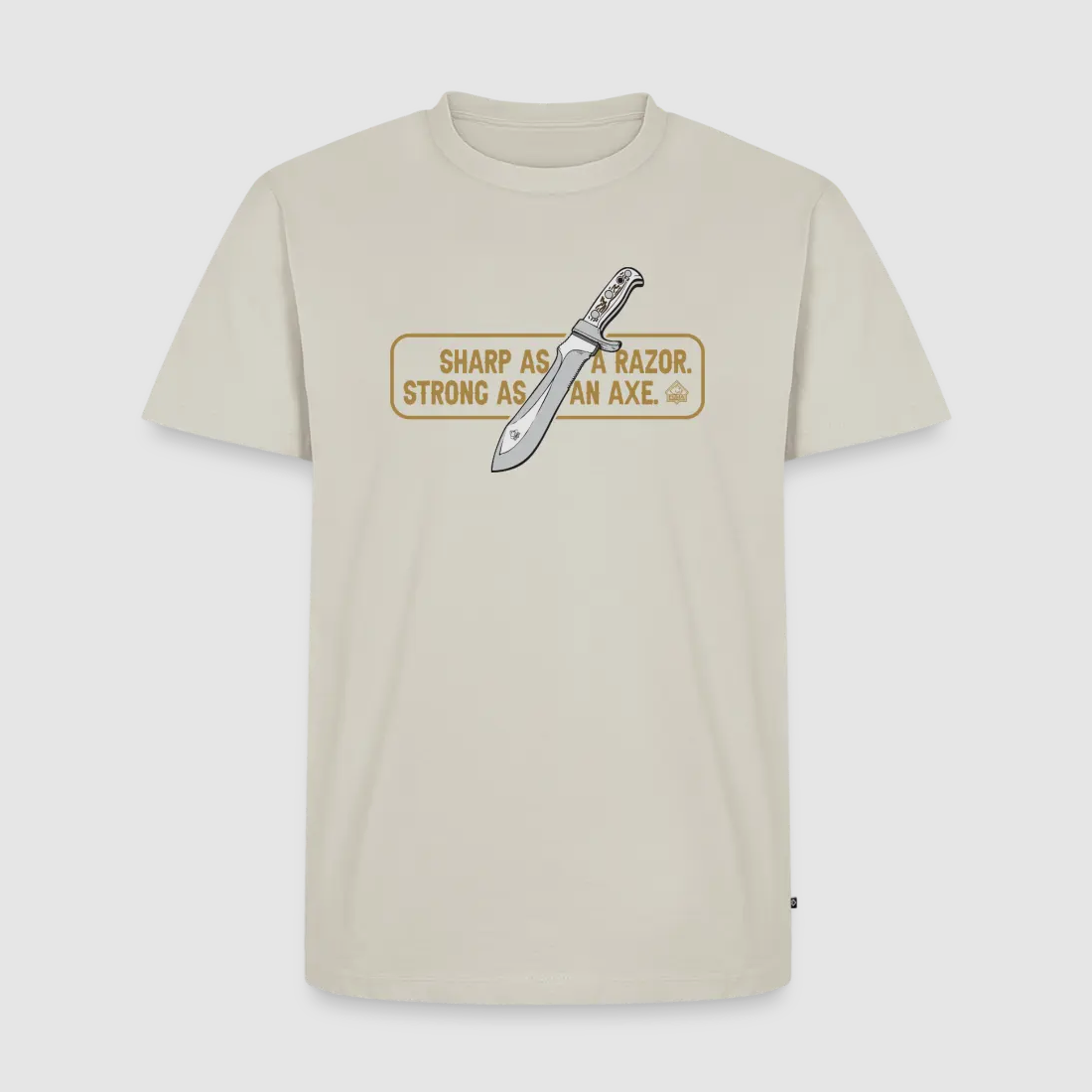 PUMA Men´s Premium T-Shirt "White Hunter Sharp & Strong"