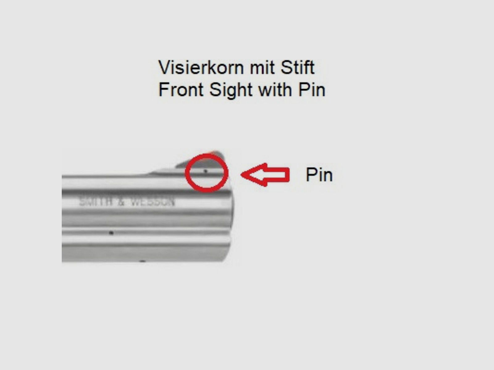 Hiviz HIVIZ Celownik włóknowy czerwony .165" (165 cali) S&W K/L