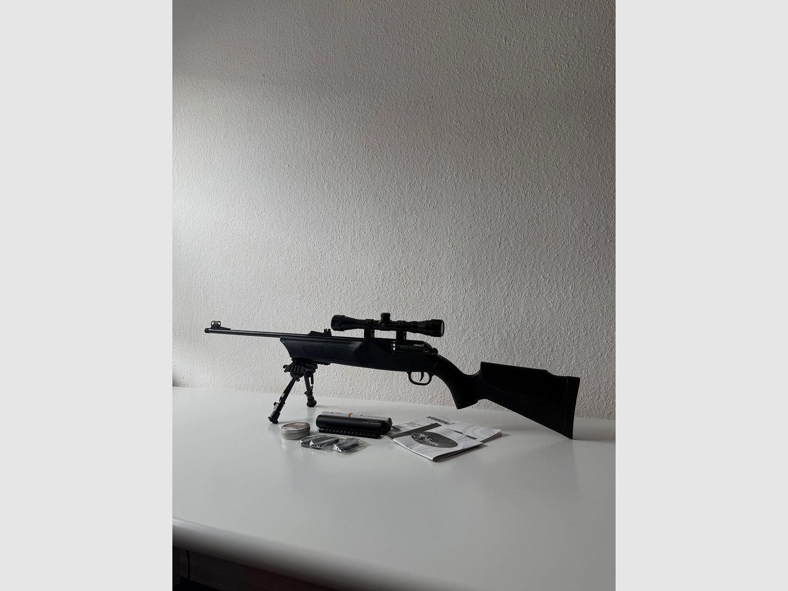 Hämmerli 850 AirMagnum + standaard + richtkijker + demper