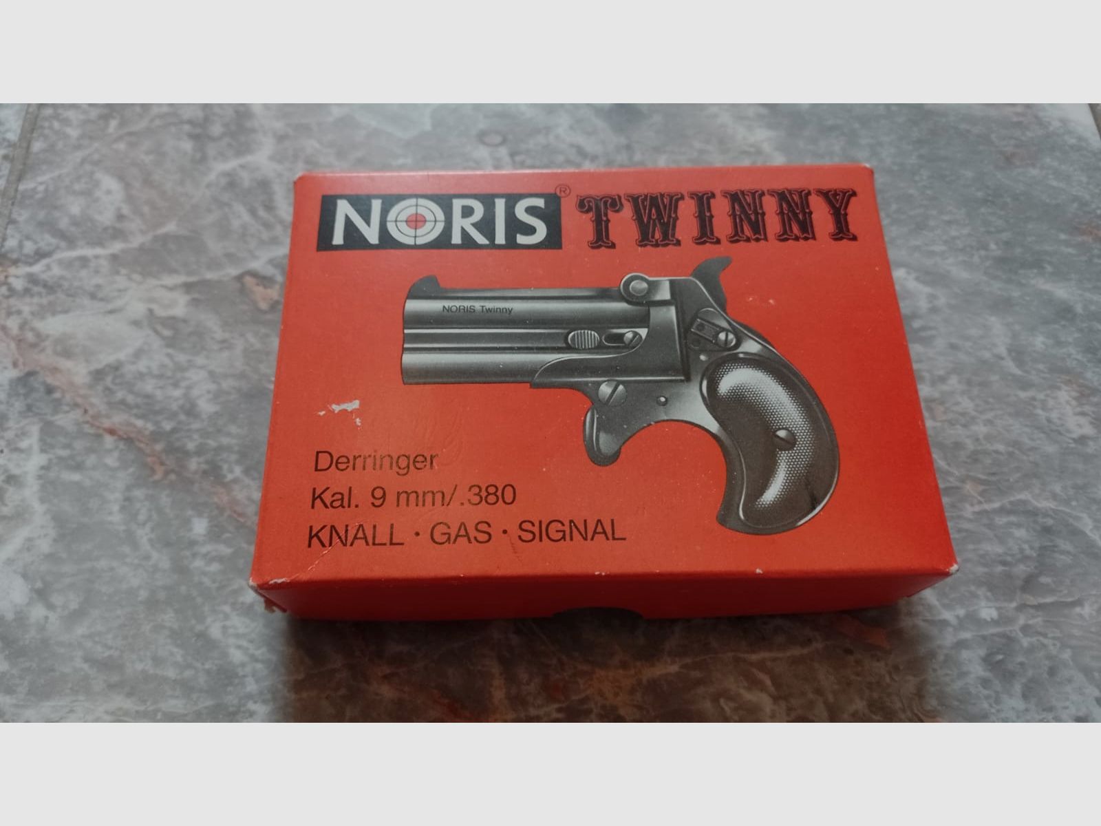 Noris Twinny Derringer Kal. 9mm / .380 - KNALL-GAS-SIGNAL-Defekt