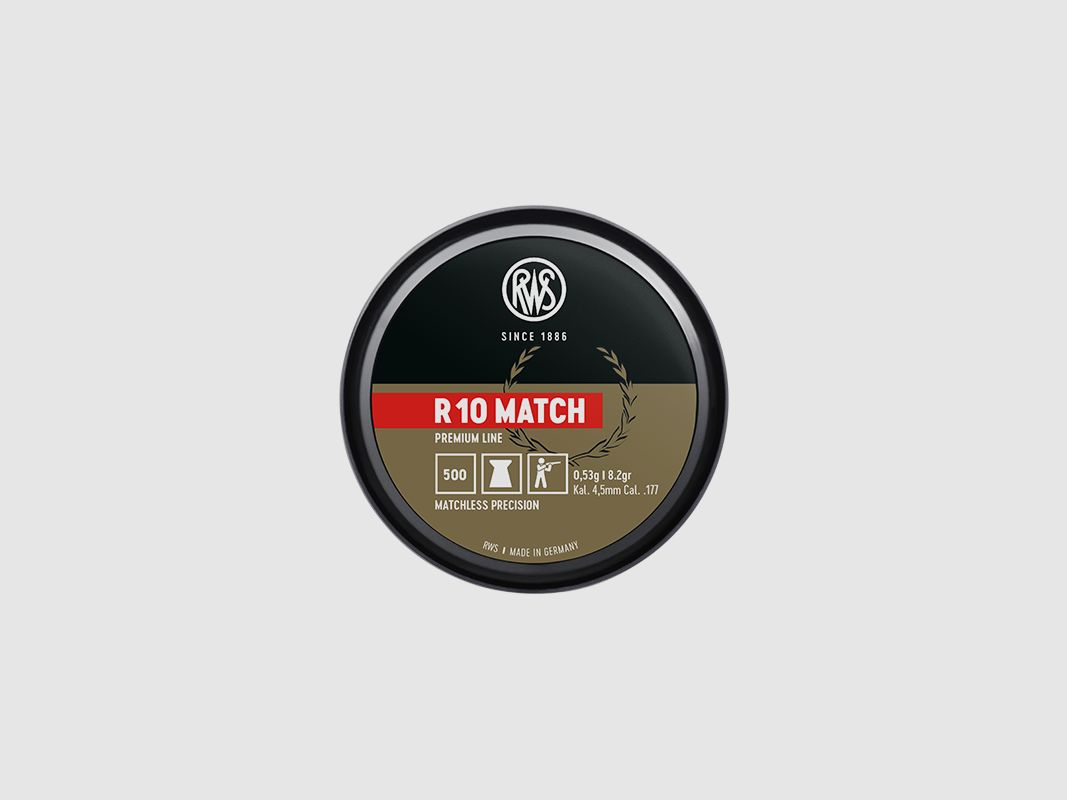 Diabolo RWS R-10 Match 4,50 (.177) 0,53 g