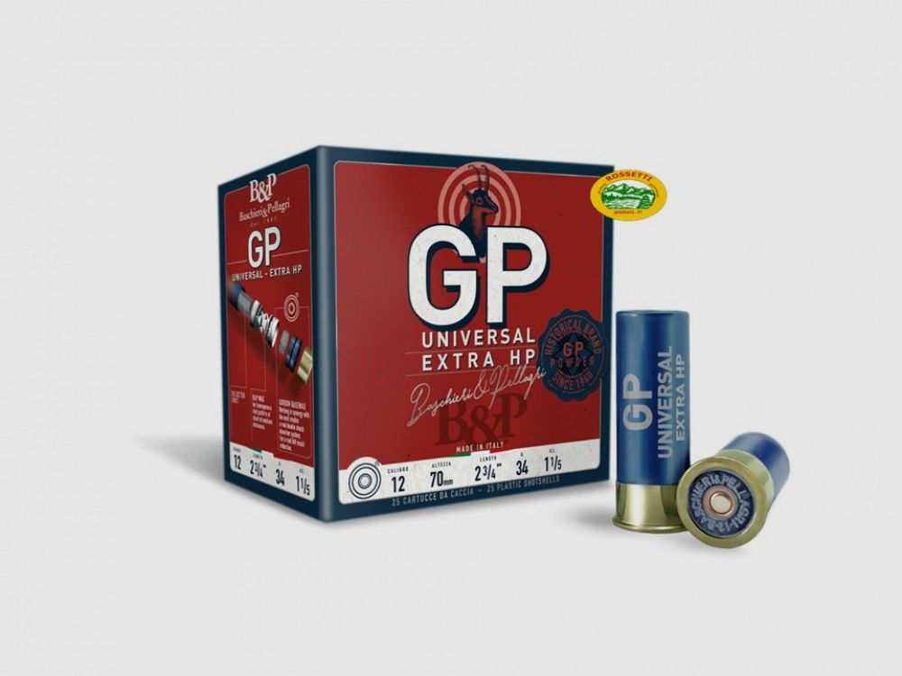 BASCHIERI & P. Patronen GP Universal Extra HP Kal.12 gr.34 pb.7,5